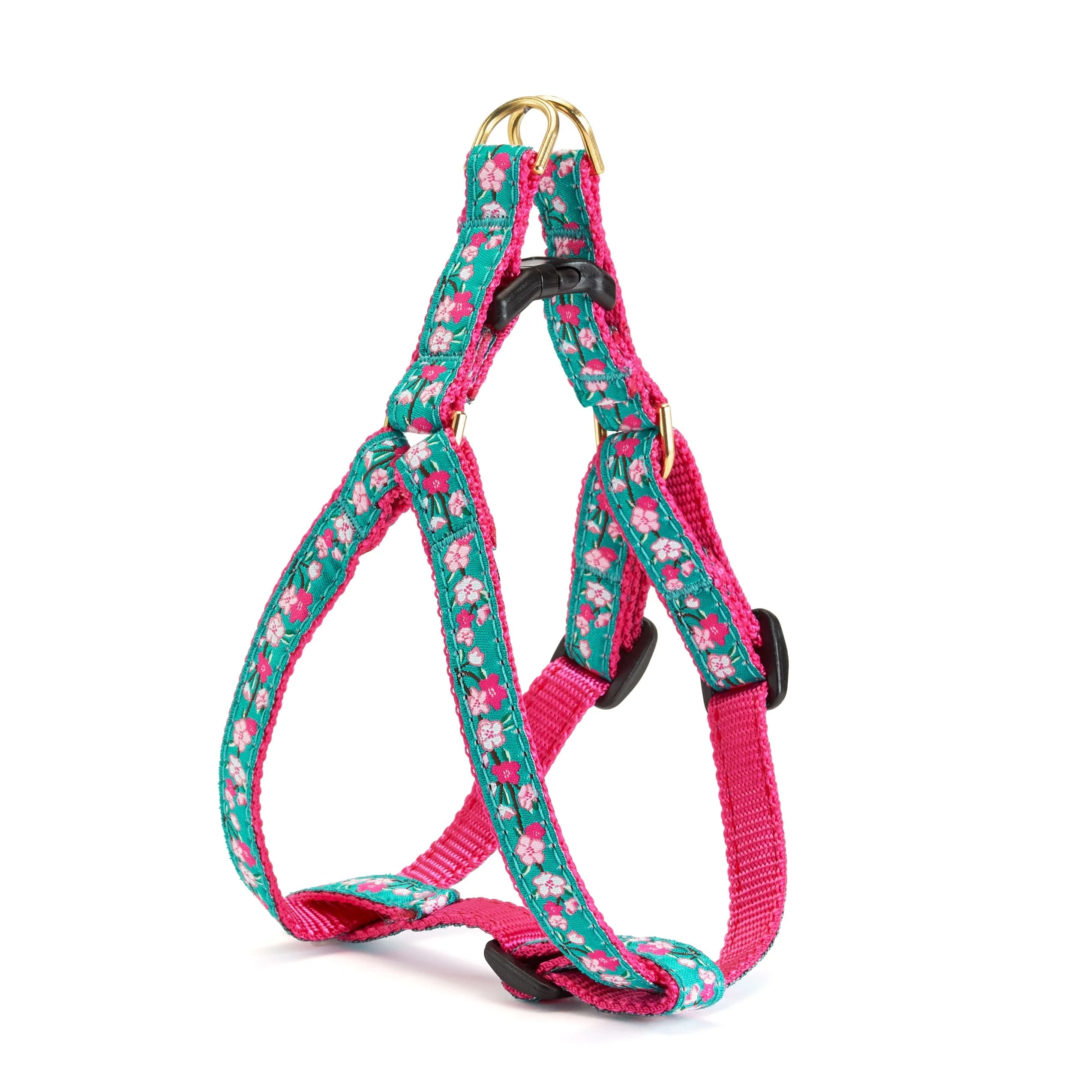 Up Country Cherry Blossoms Dog Adjustable Dog Harness