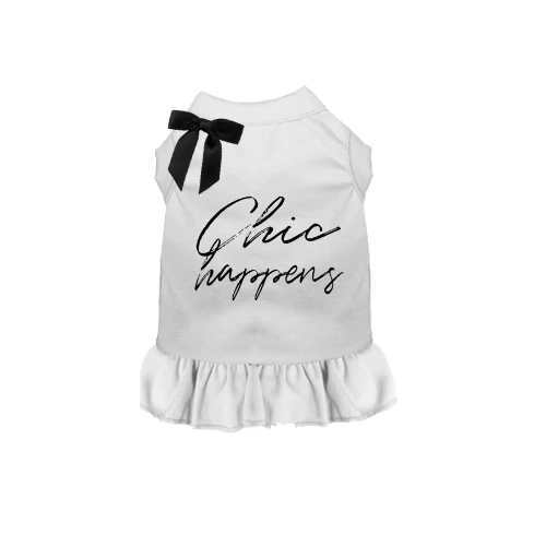 Bark 5th Ave., LLC Cotton Dog Dress - XS