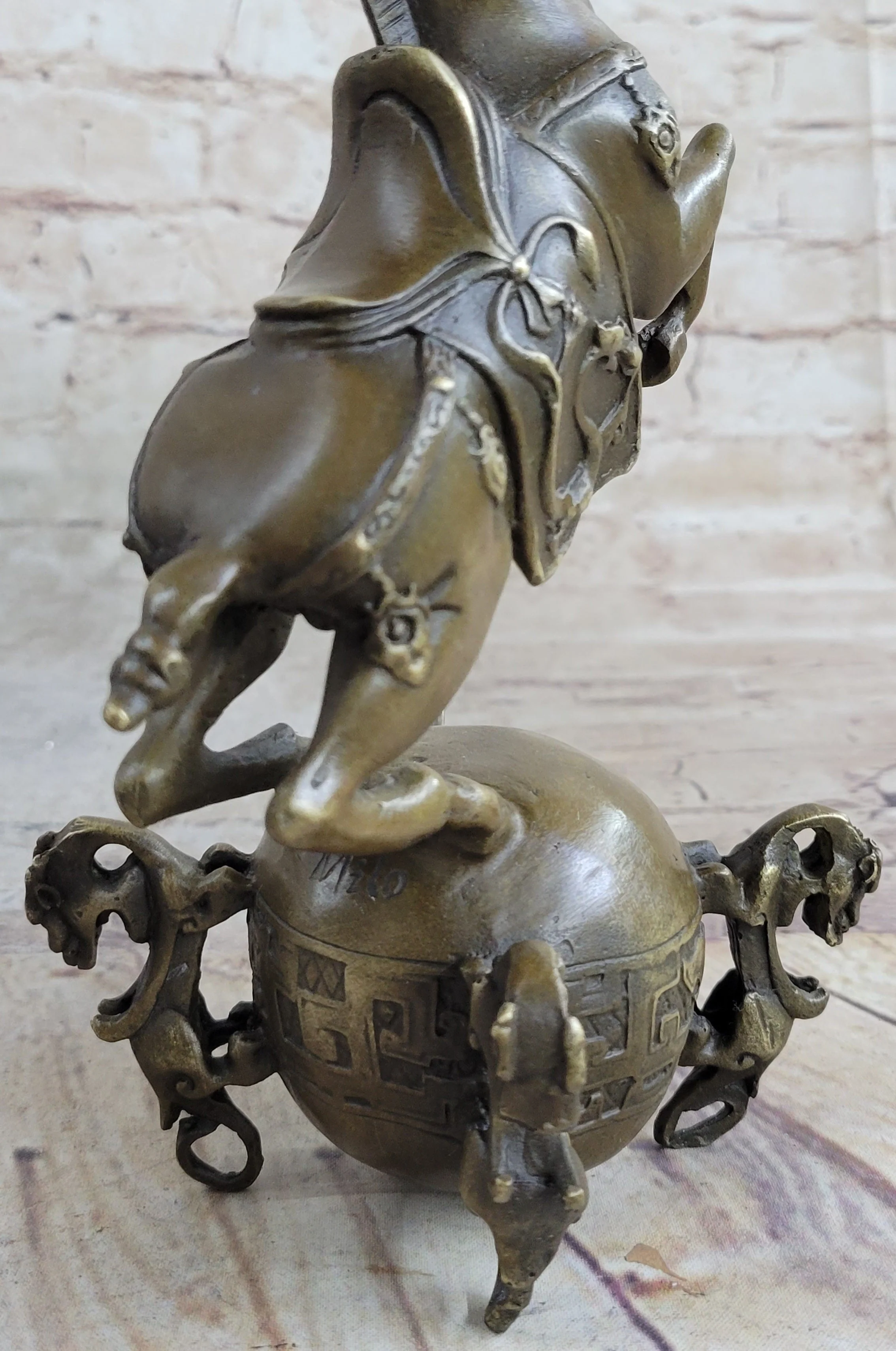 Chinese Tang Horse Lost Wax Bronze Metal Sculpture Handmade Art by Milo - Image 9