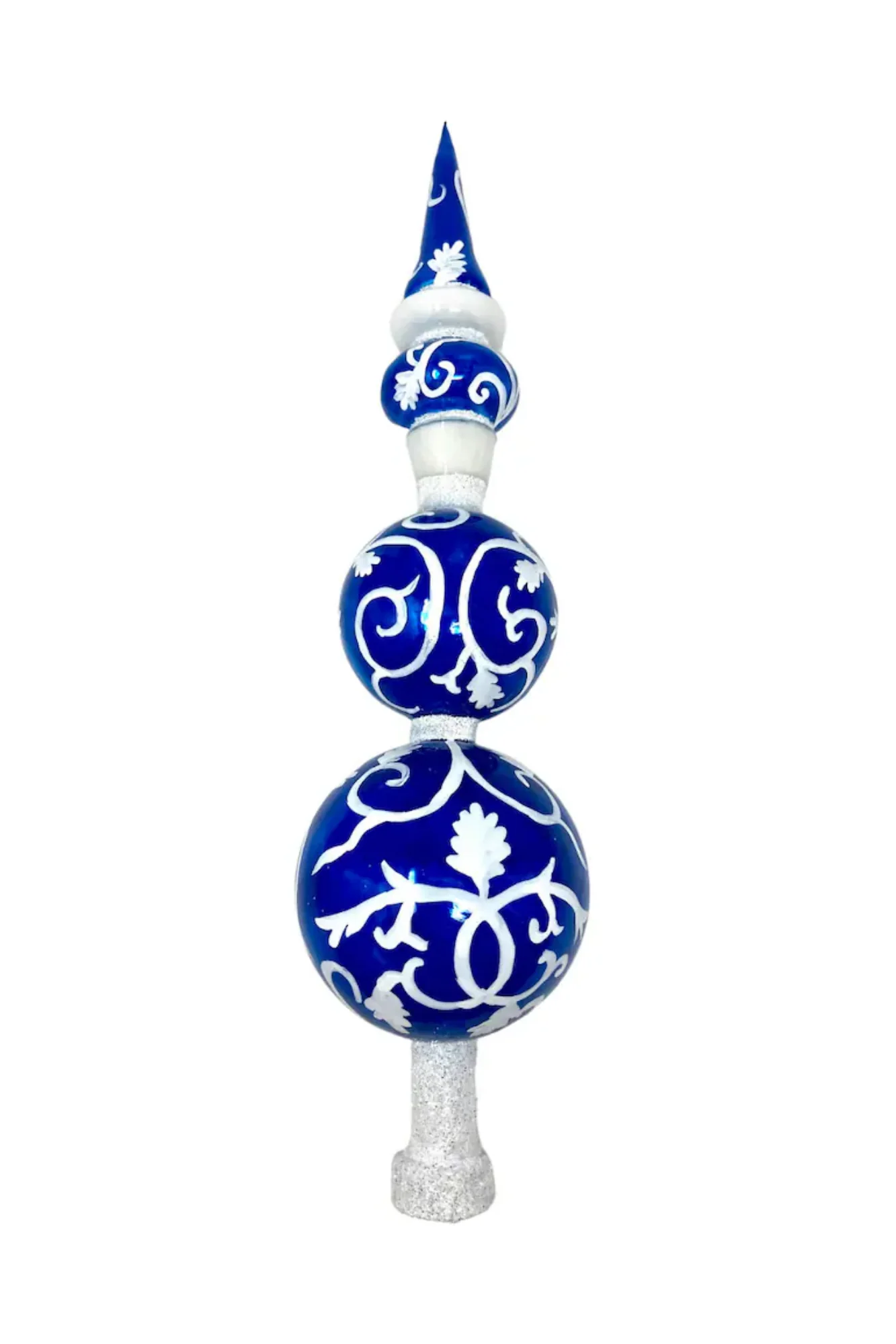 Chinoiserie Glass Finial Tree Topper - Image 2