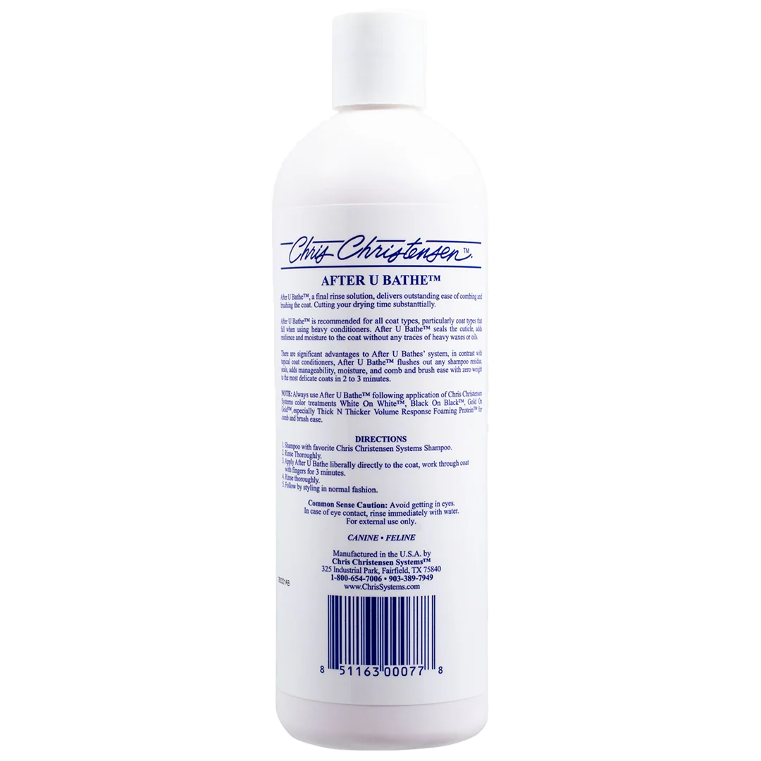 After U Bathe Rinse 16oz by Chris Christensen - Image 2