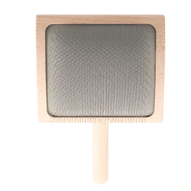 Mark Curved Back Large Slicker Brush by Chris Christensen - Image 2