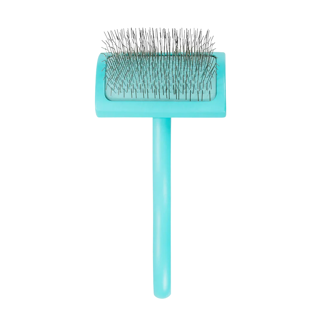 Medium Home Care Big G Teal Slicker Brush by Chris Christensen - Image 2