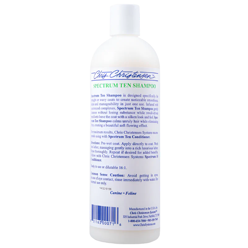 Spectrum Ten Shampoo 16oz by Chris Christensen - Image 2