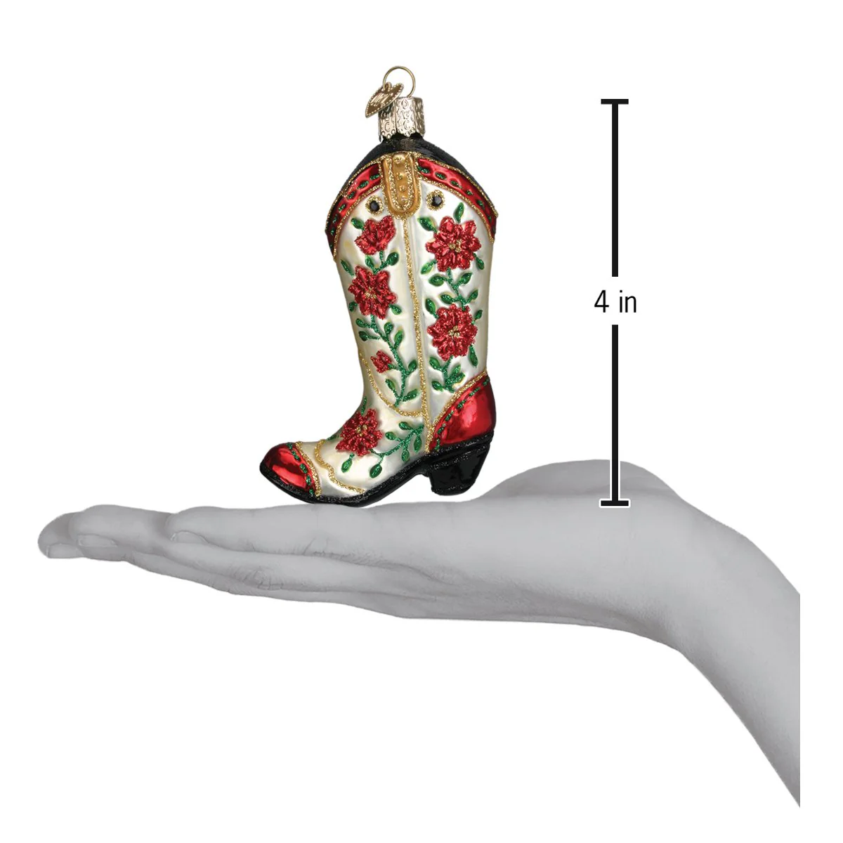Christmas Cowgirl Boot - Image 4