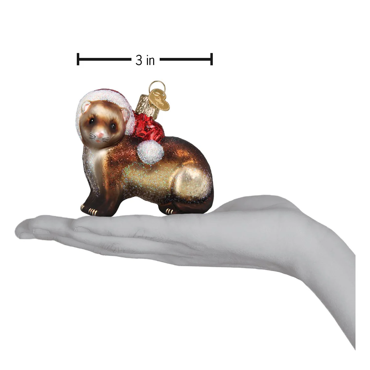Christmas Ferret Ornament - Image 6