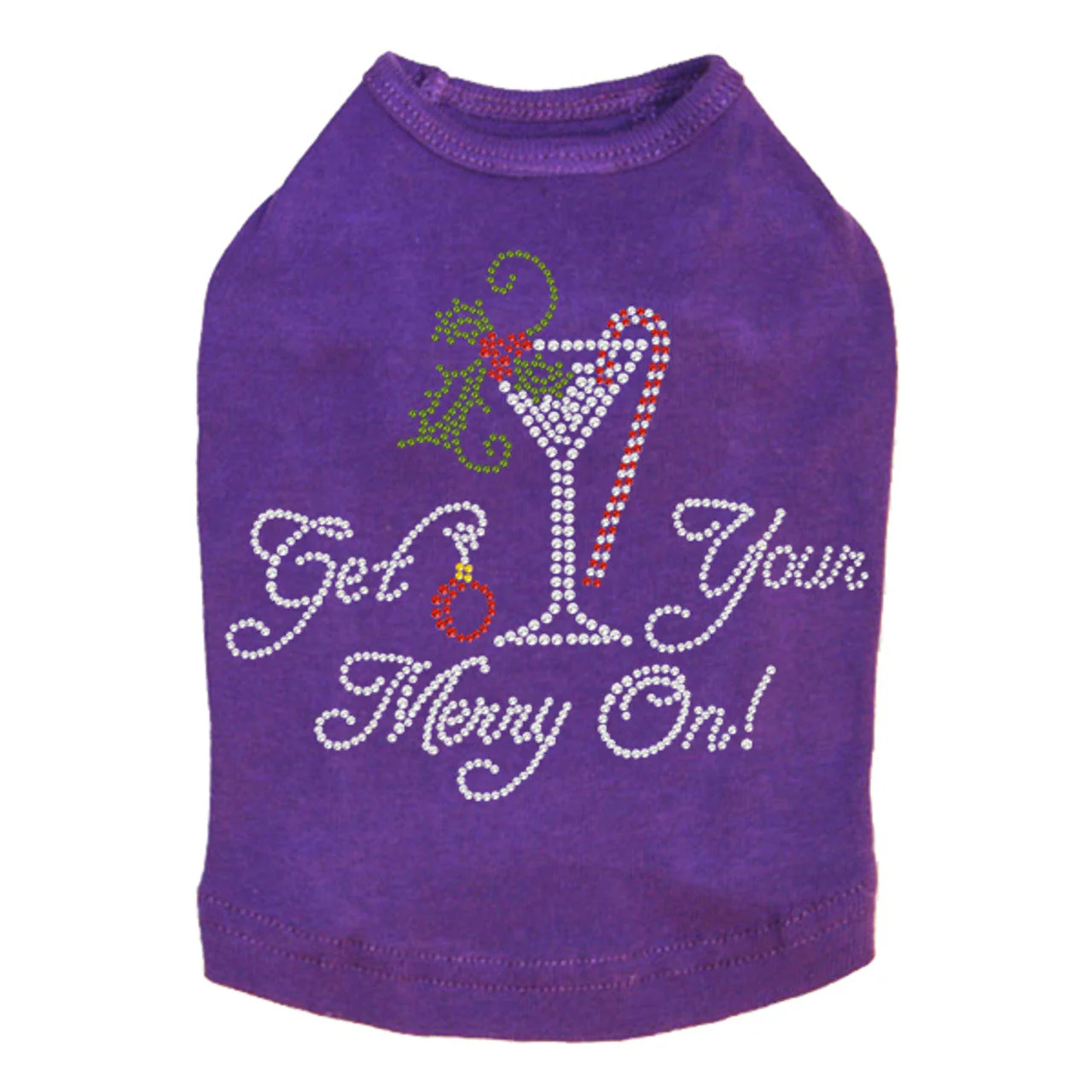 Christmas Martini - Dog Tank - Image 3