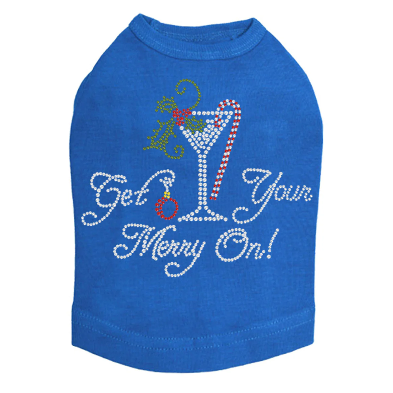 Christmas Martini - Dog Tank - Image 4