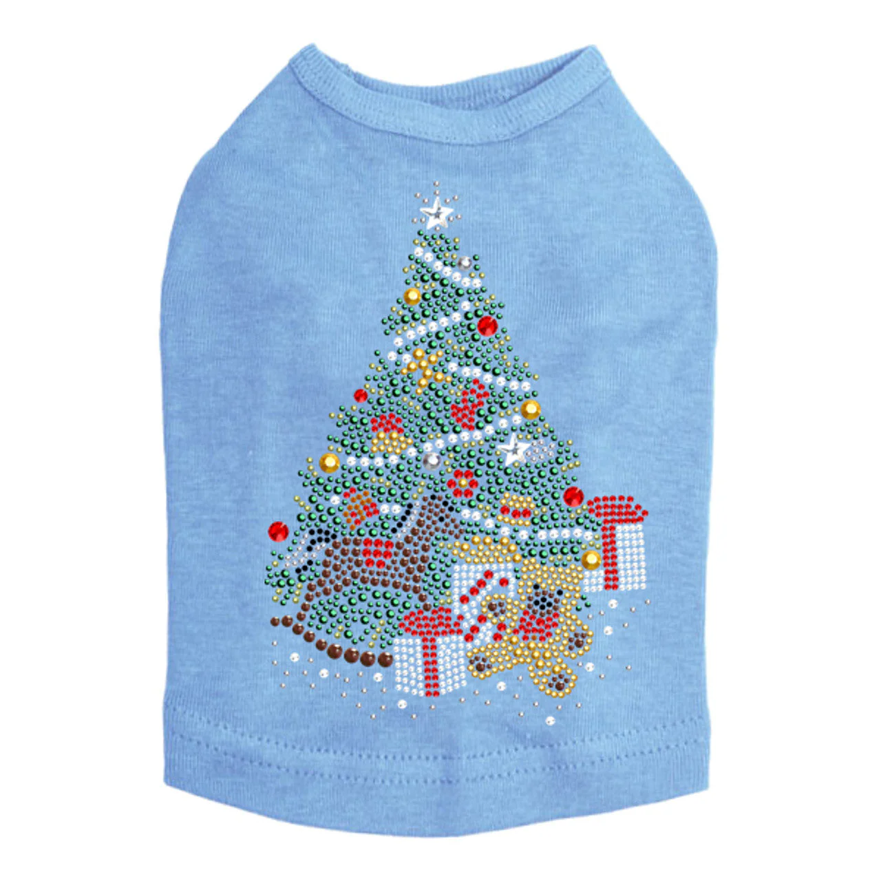 Christmas Tree 2 with Teddy Bear - Dog Tank - Image 10