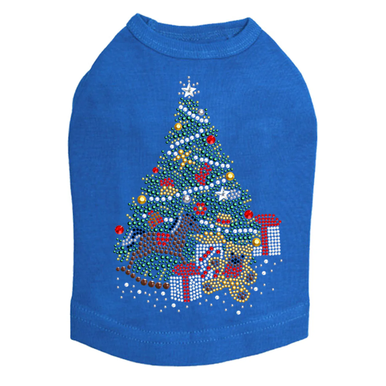 Christmas Tree 2 with Teddy Bear - Dog Tank - Image 4