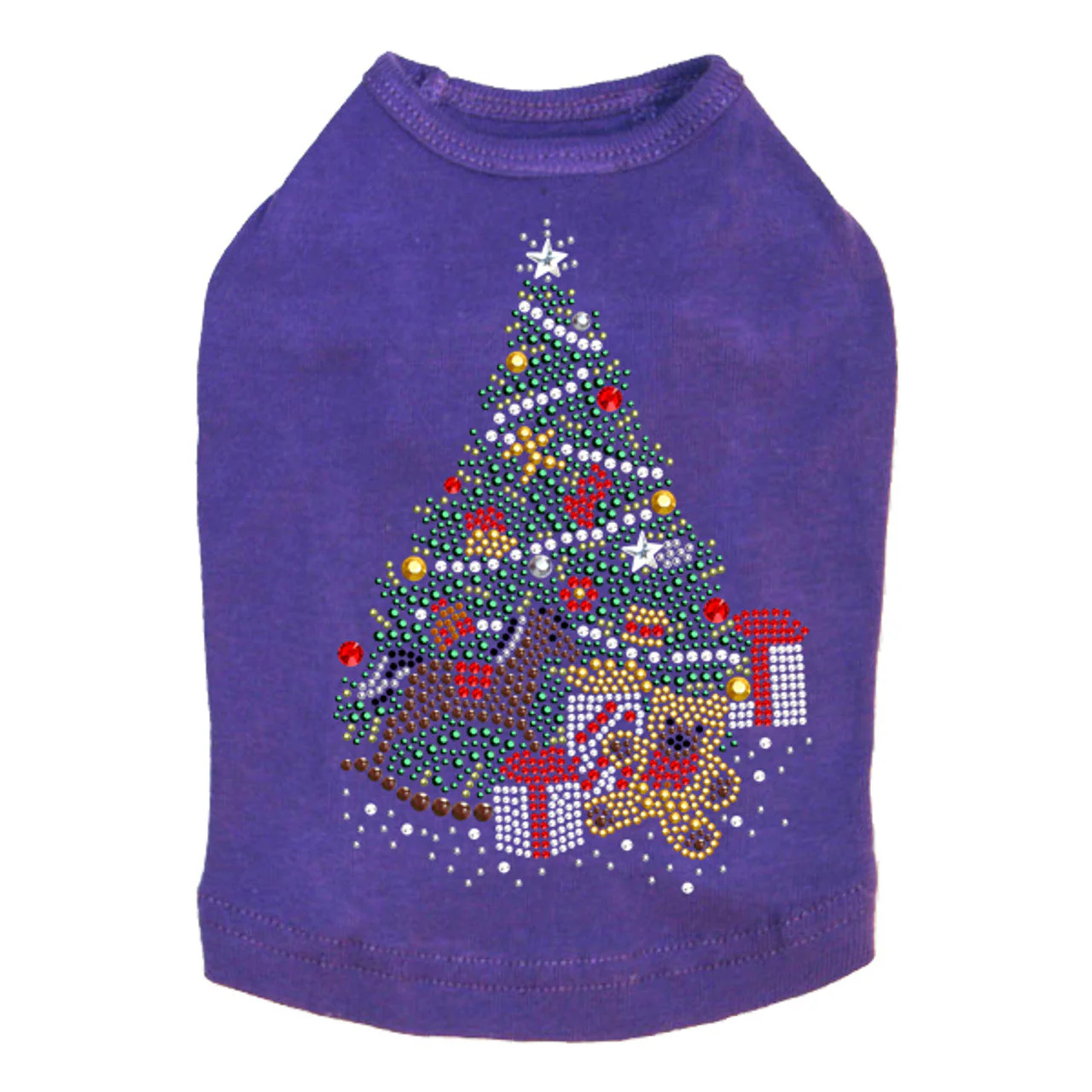 Christmas Tree 2 with Teddy Bear - Dog Tank - Image 8
