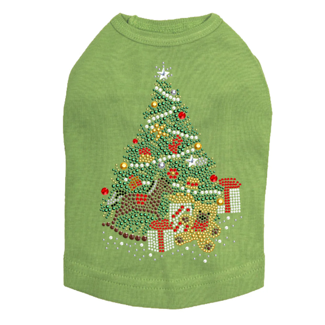 Christmas Tree 2 with Teddy Bear - Dog Tank - Image 9