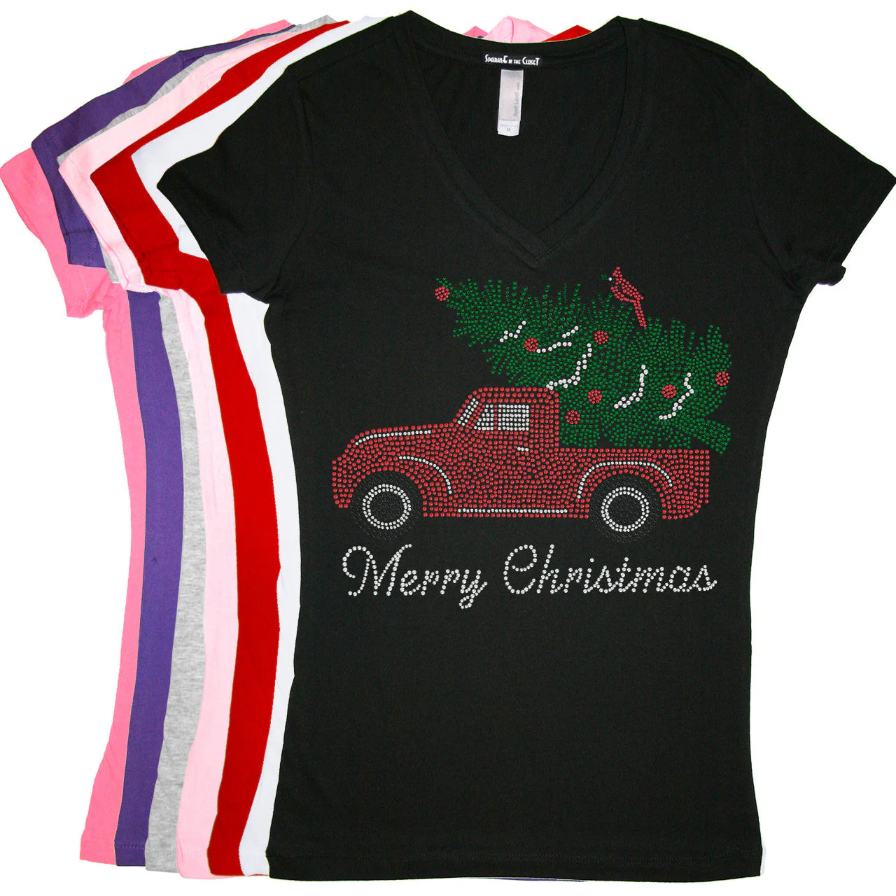 Christmas Truck - Women's Tee - Image 6