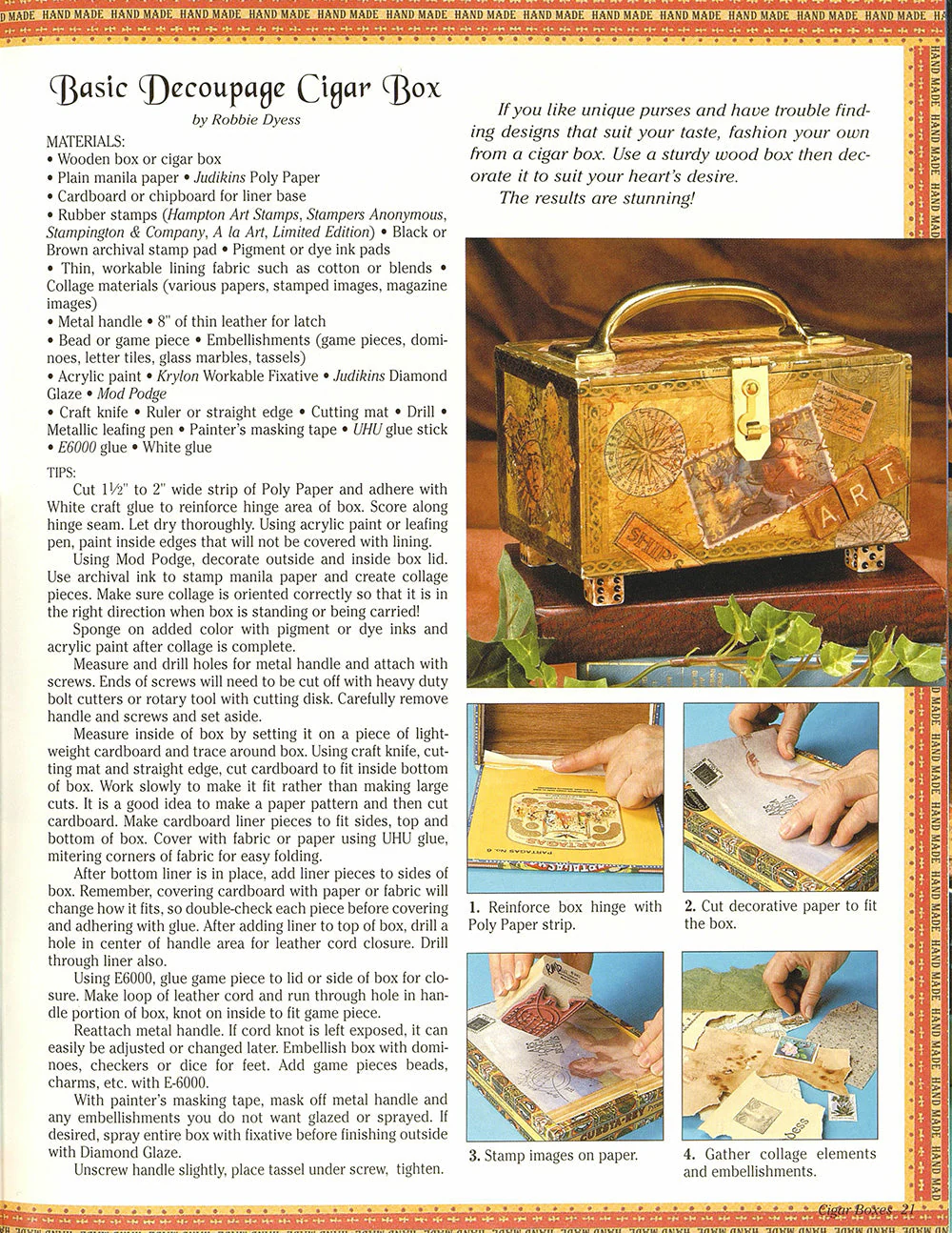 Cigar Box Purses and Projects - Image 3