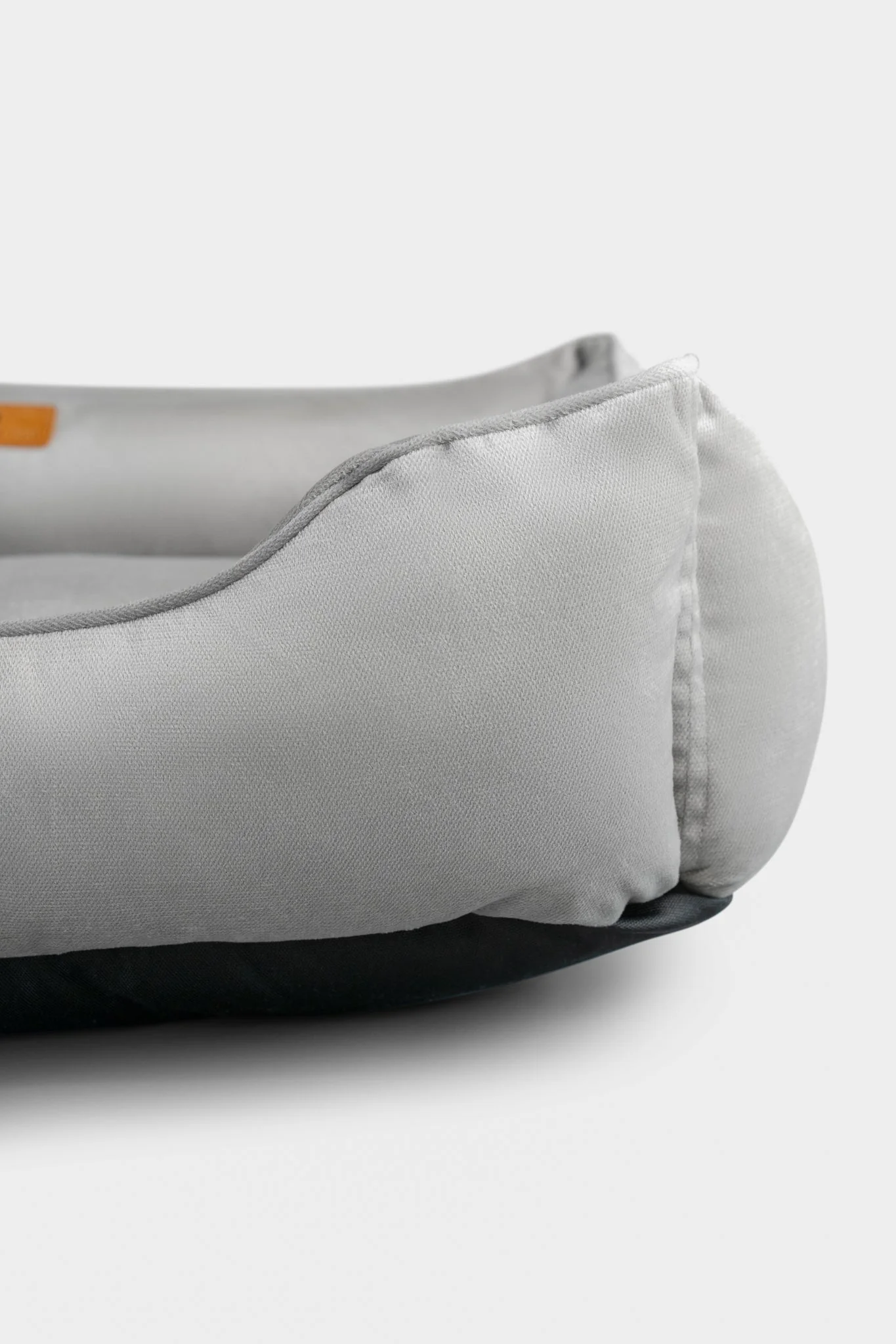 Classic Velvet Sleeper Dog Bed Gray - Image 4