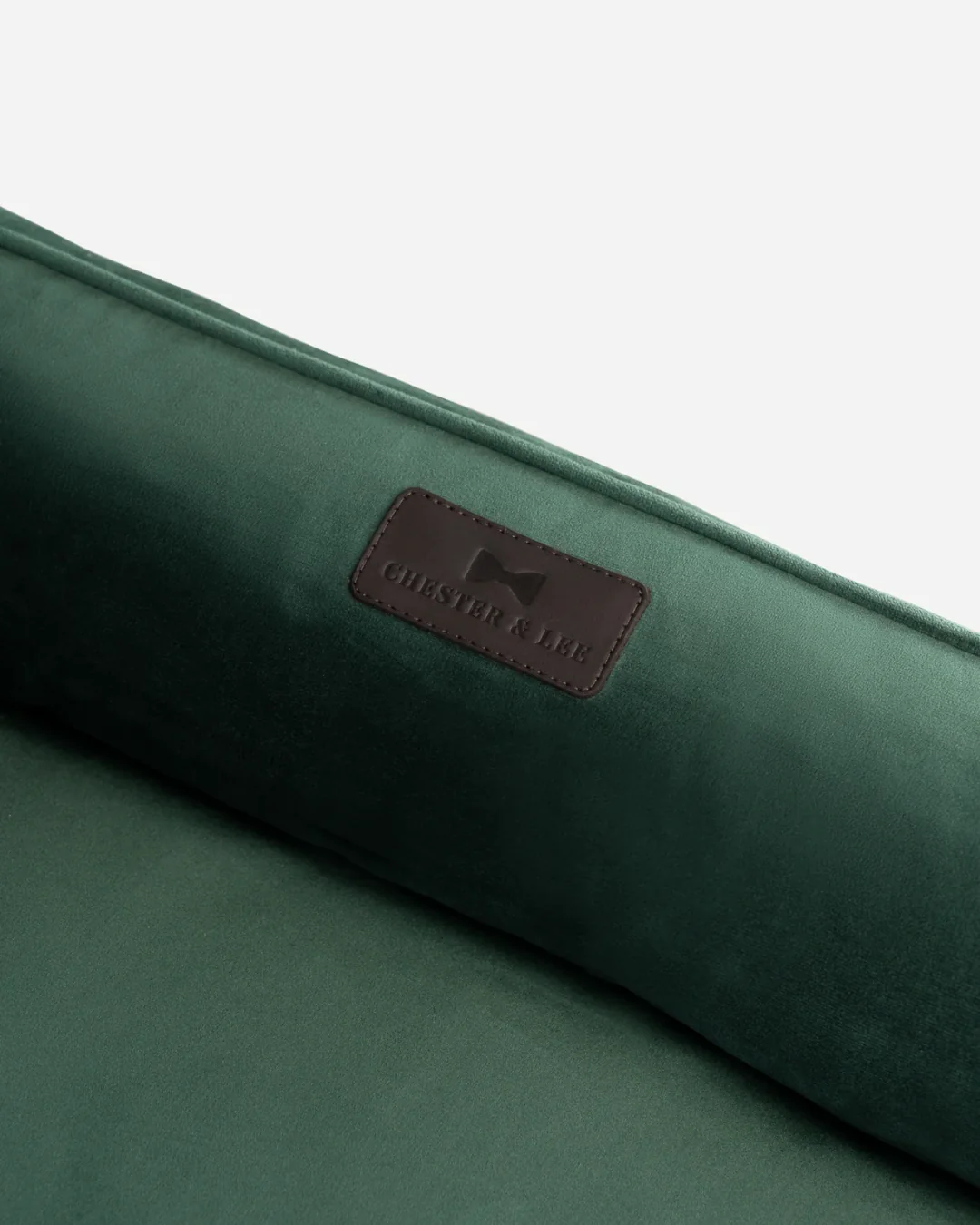 Classic Velvet Sleeper Dog Bed Green - Image 2