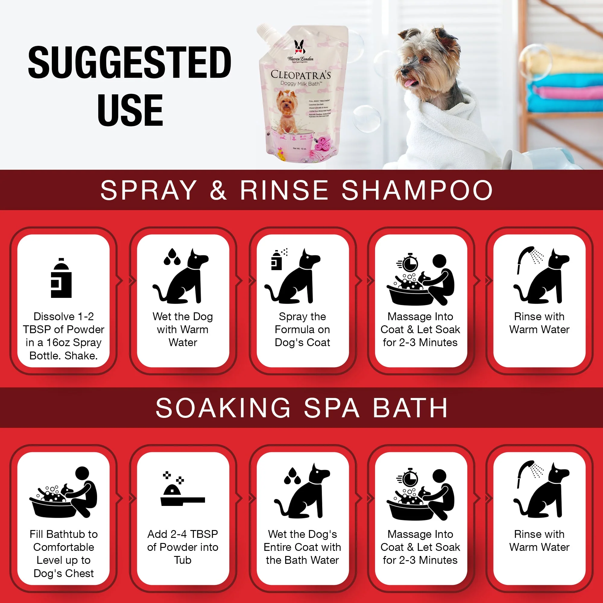 Cleopatras Doggy Milk Bath - Image 4