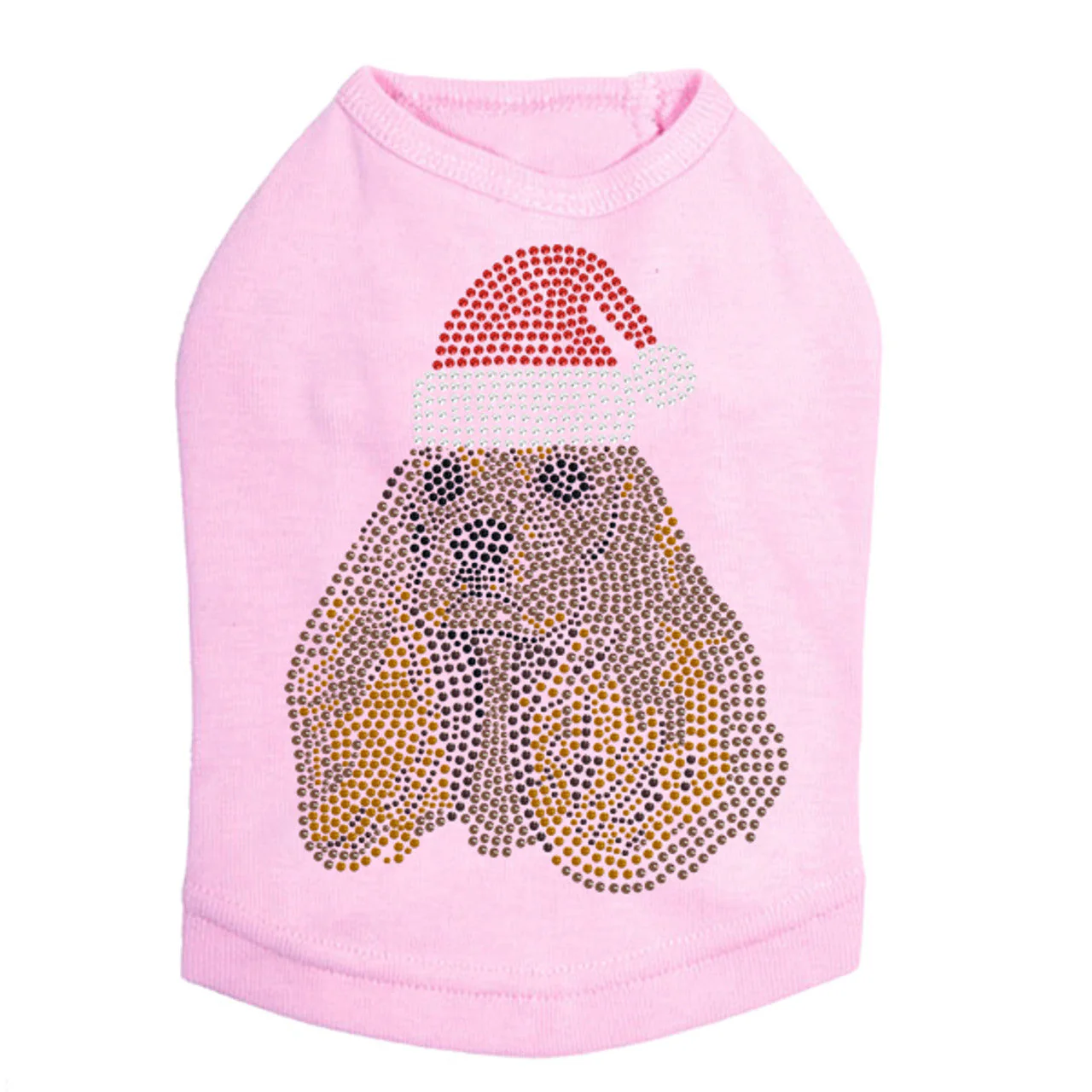 Cocker Spaniel with Santa Hat - Dog Tank - Image 9