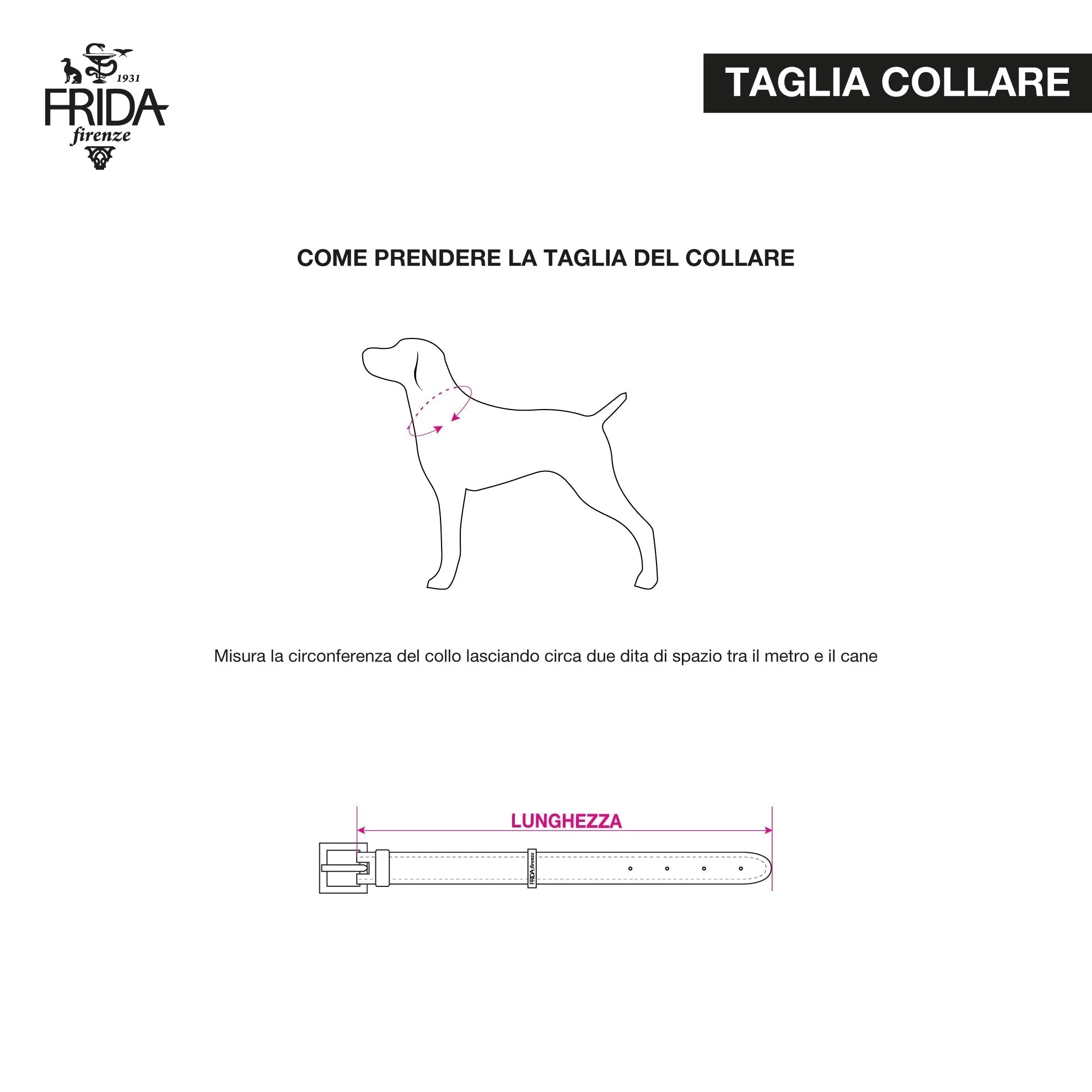 Leather Dog Collar in Pink - Rock Bow, Made in Italy - Image 7