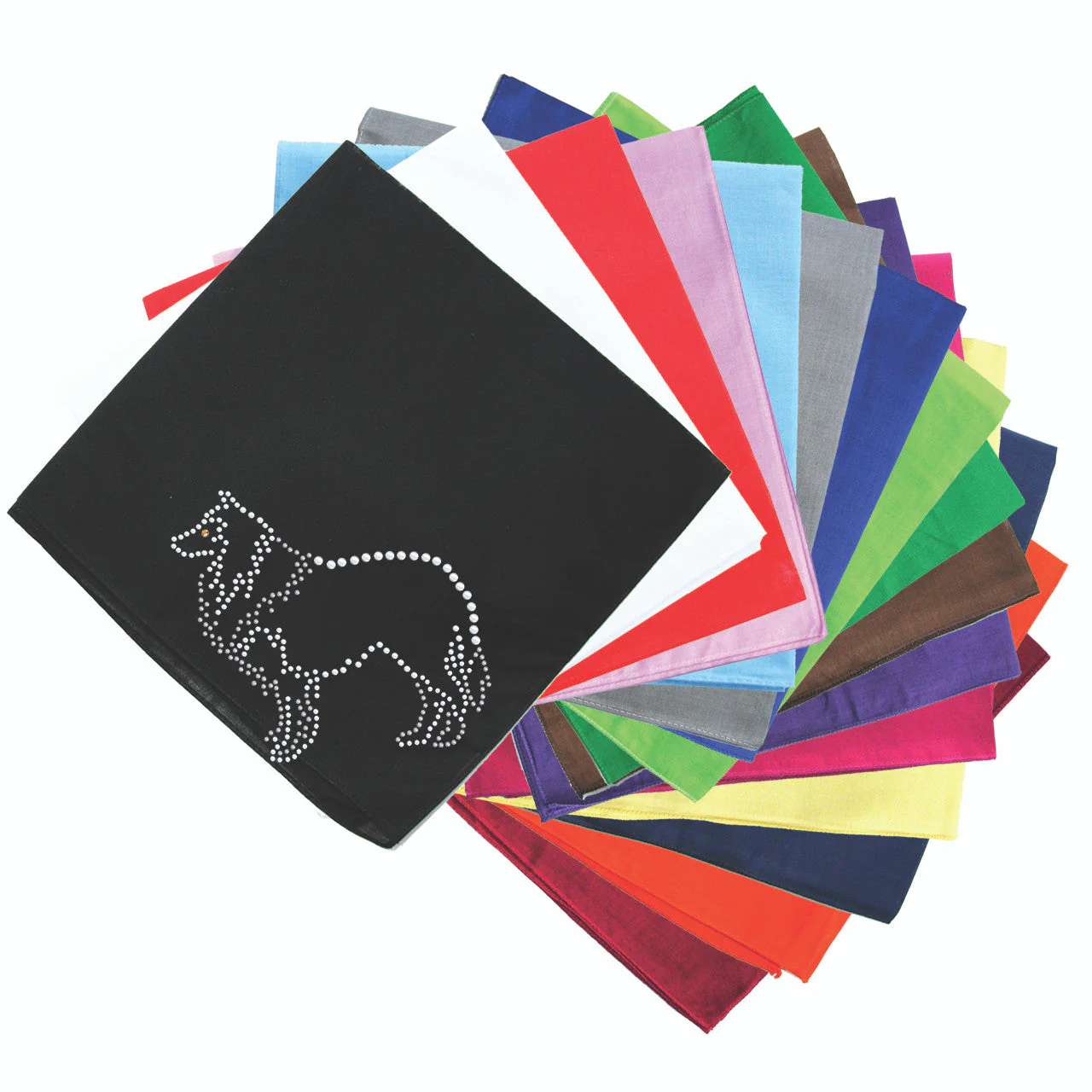 Collie Outline - bandana - Image 2