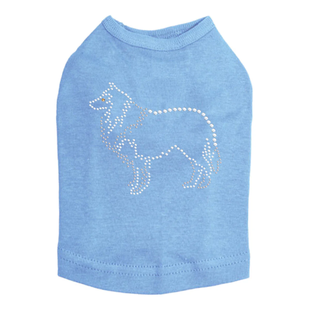 Collie Outline - Dog Tank - Image 11