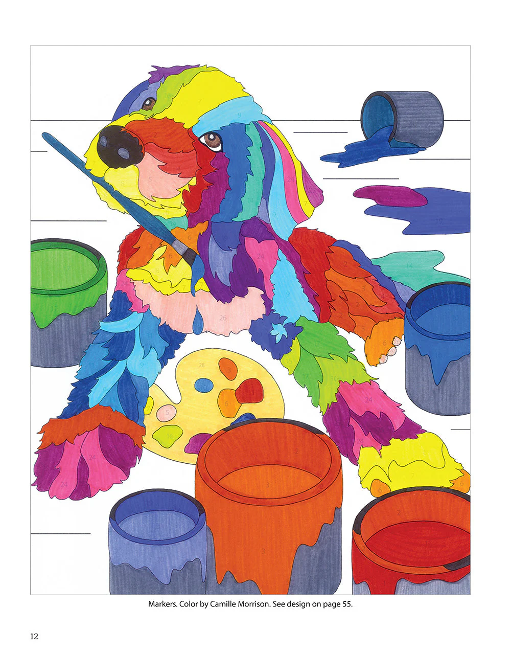 Color by Number the Simple Joys of Life - Image 2