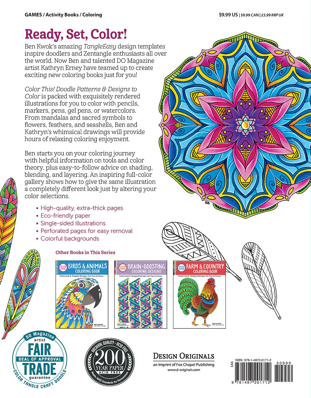Color This! Doodle Patterns & Designs to Color - Image 2