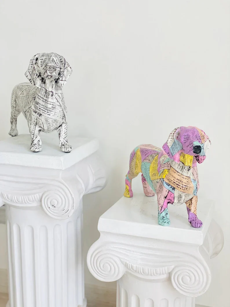 Colorful Newspaper Dachshund - Image 4
