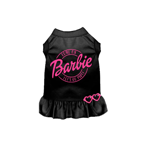 Bark 5th Ave., LLC Cotton Dog Dress - Black/S