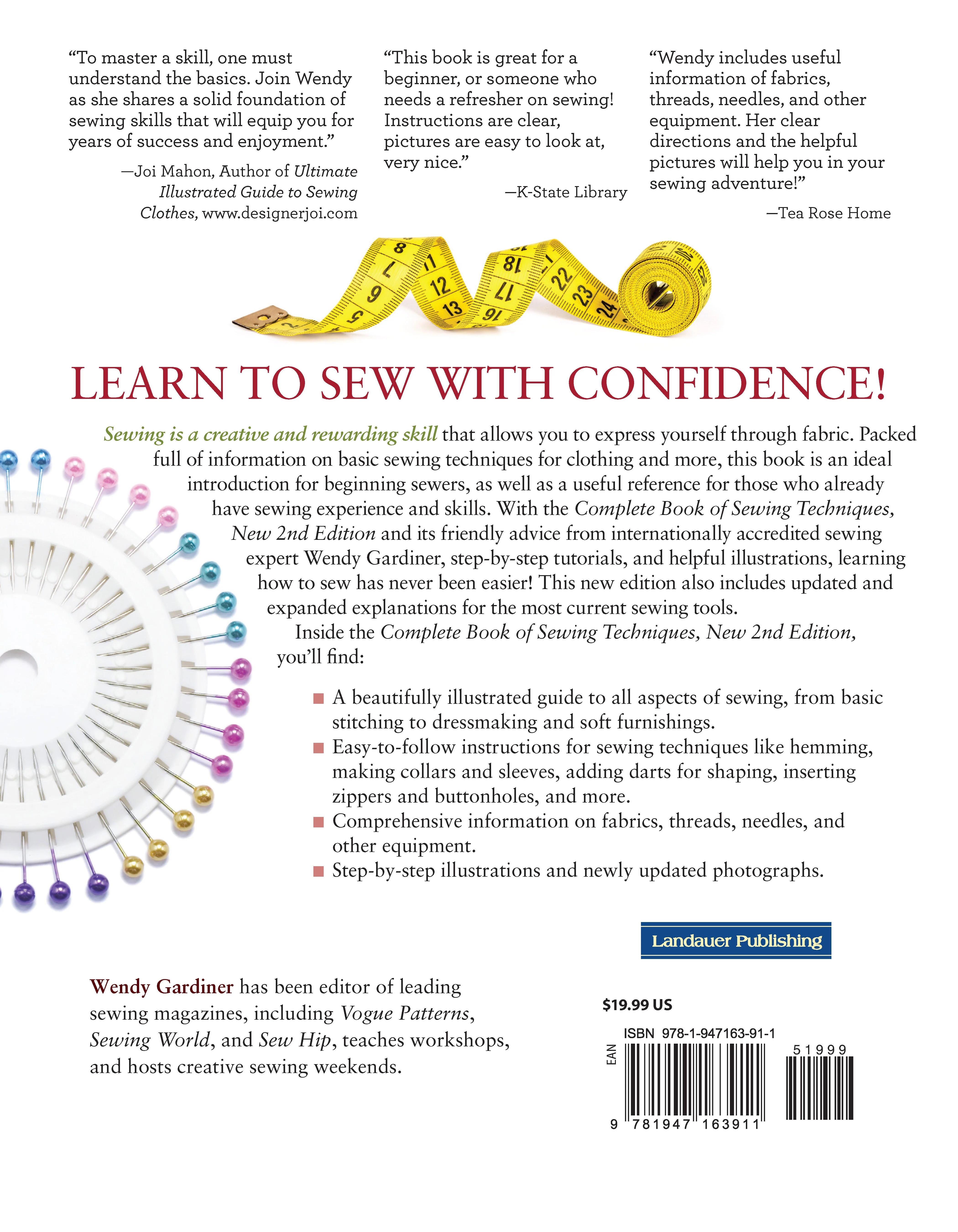 Complete Book of Sewing Techniques, New 2nd Edition - Image 8