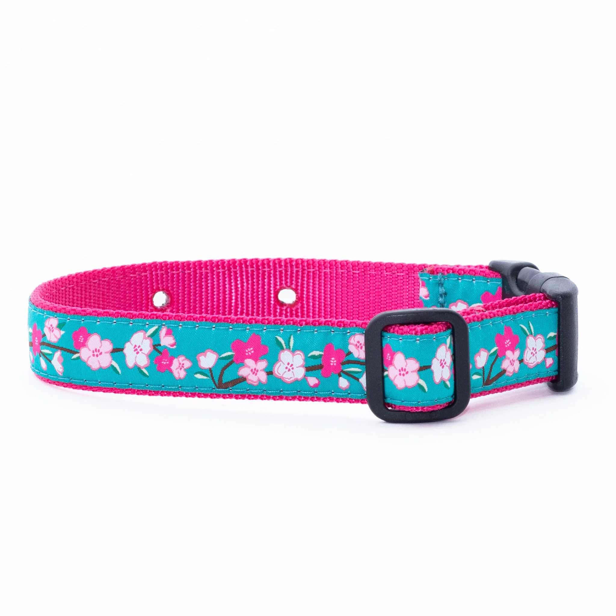Cherry Blossoms Underground Dog Collar By: Up Country