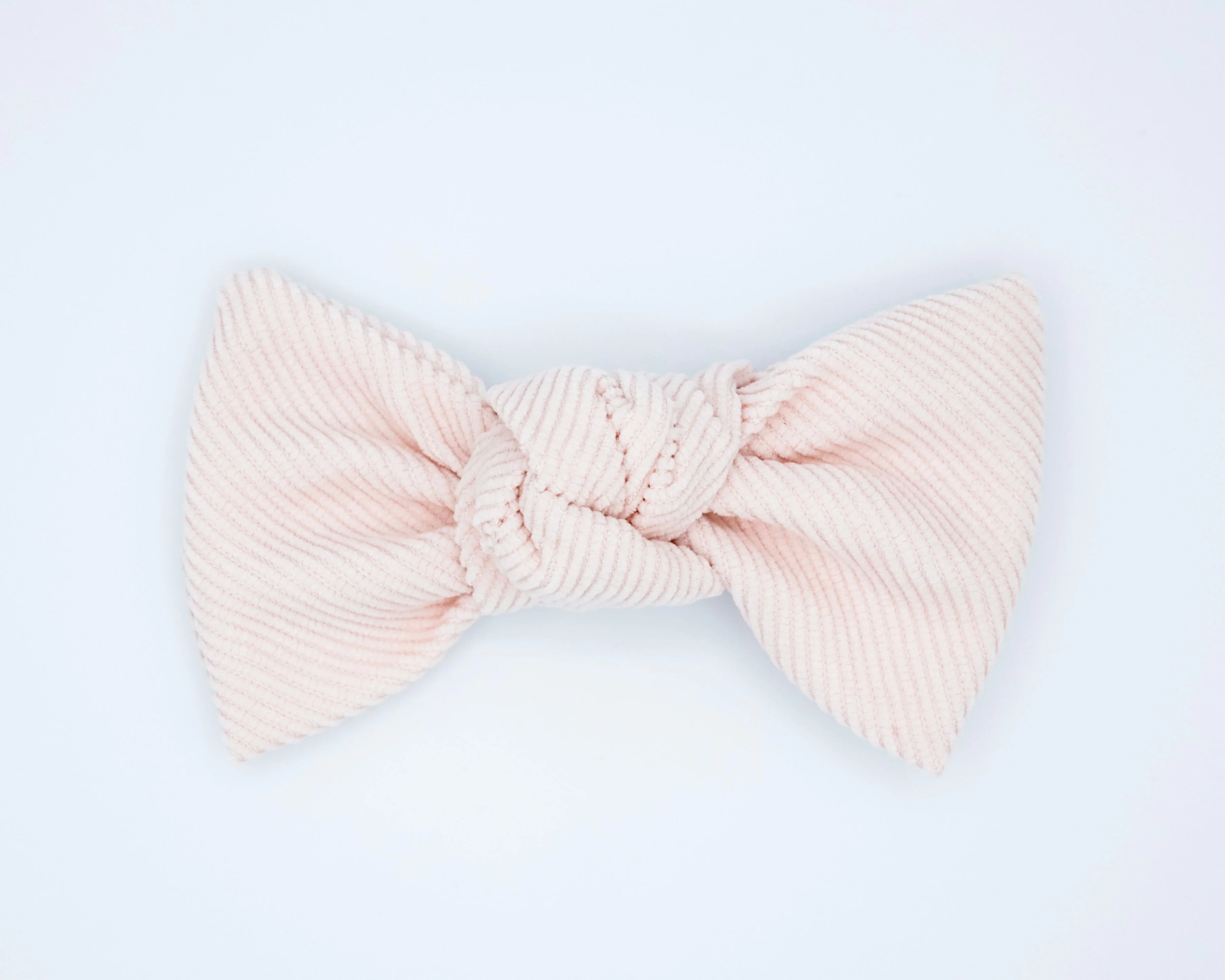 Corduroy Bow: Tender Pink