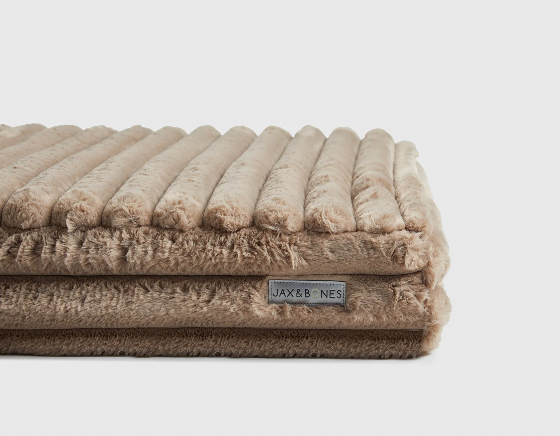 Jax & Bones Corduroy Taupe Big Dog XL Ortho Pillow Bed - Image 2
