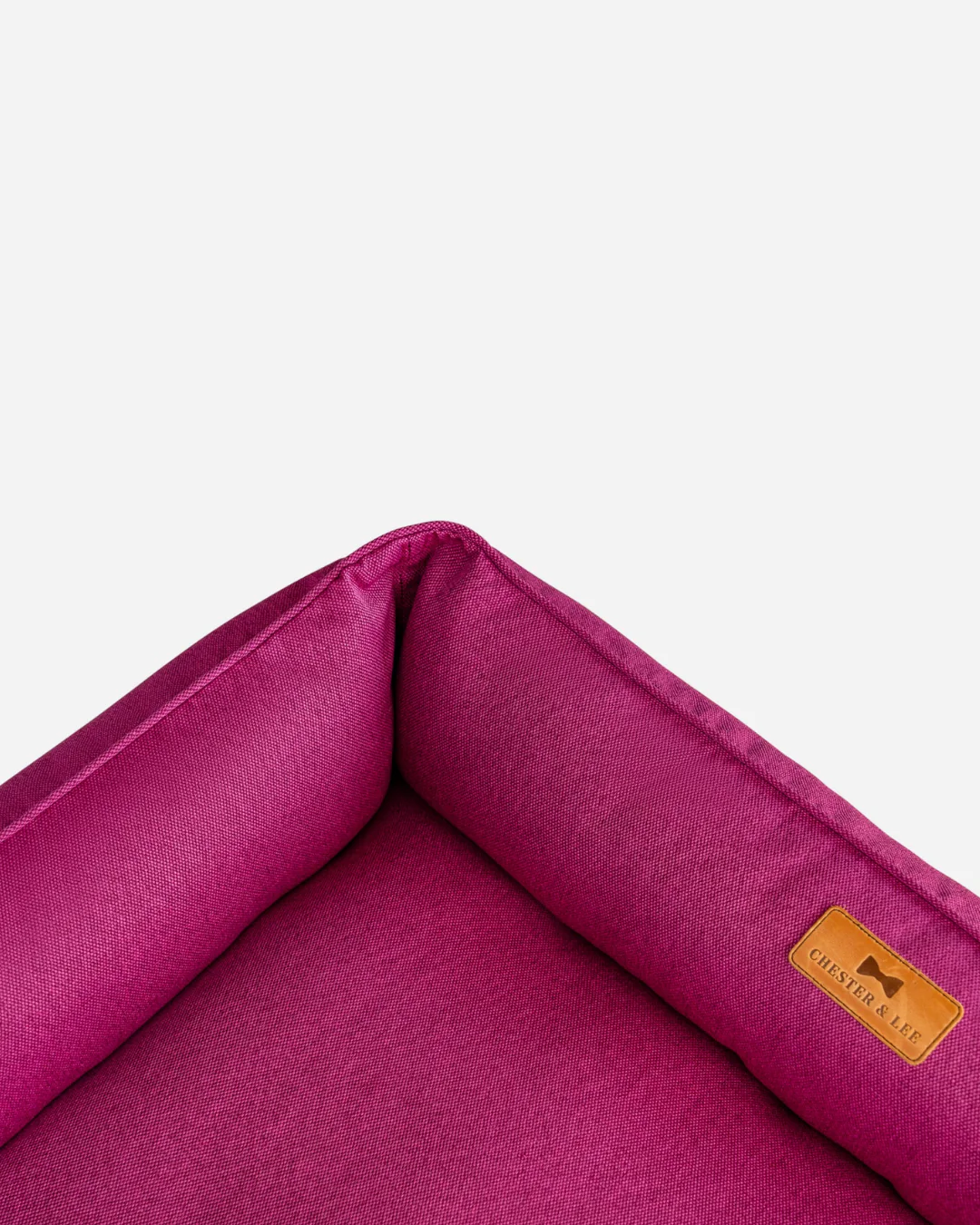 Cotton Sleeper Dog Bed Berry Pink - Image 3