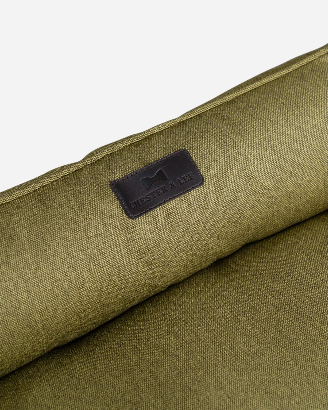 Cotton Sleeper Dog Bed Olive - Image 3