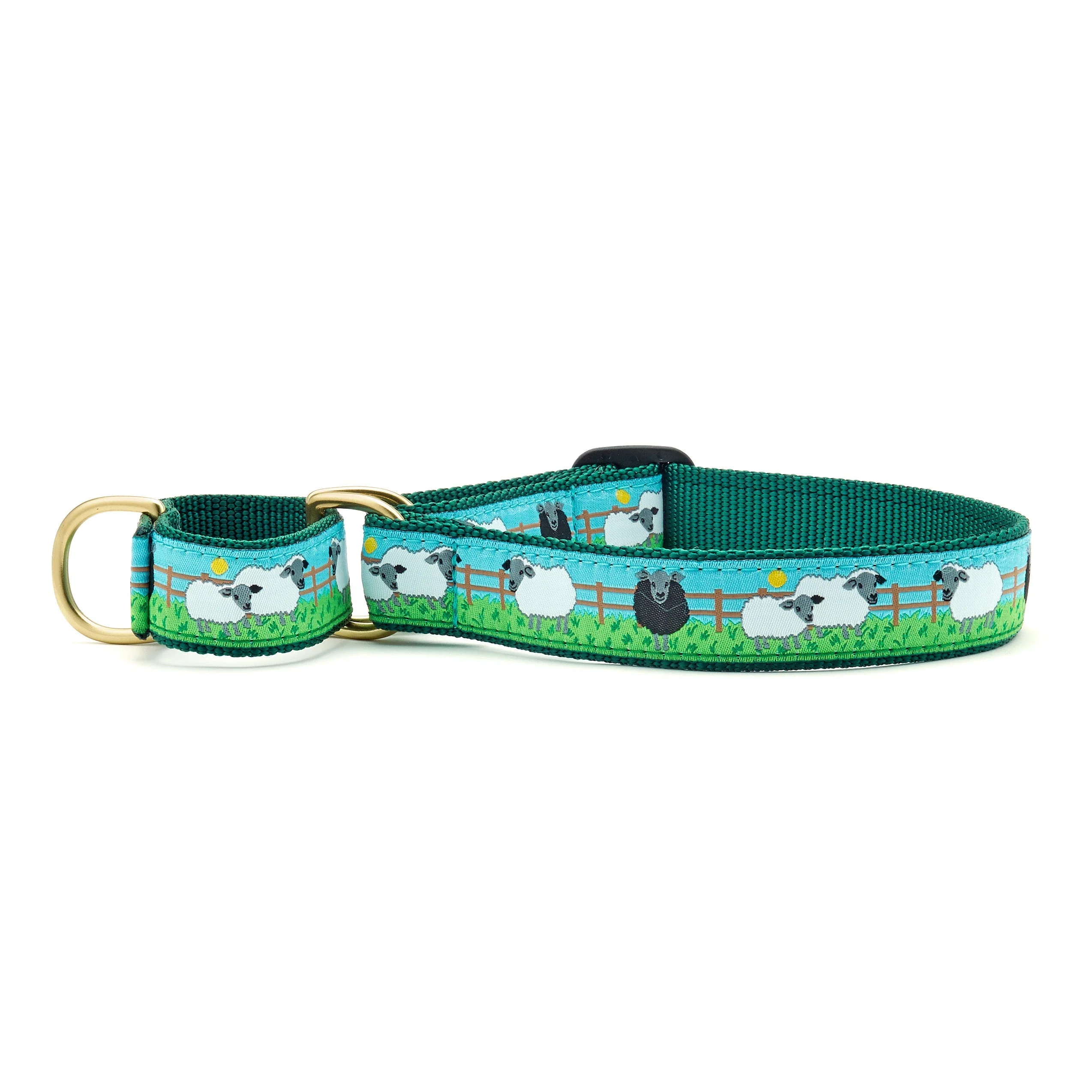 Up Country Counting Sheep Cast Brass Martingale Collar