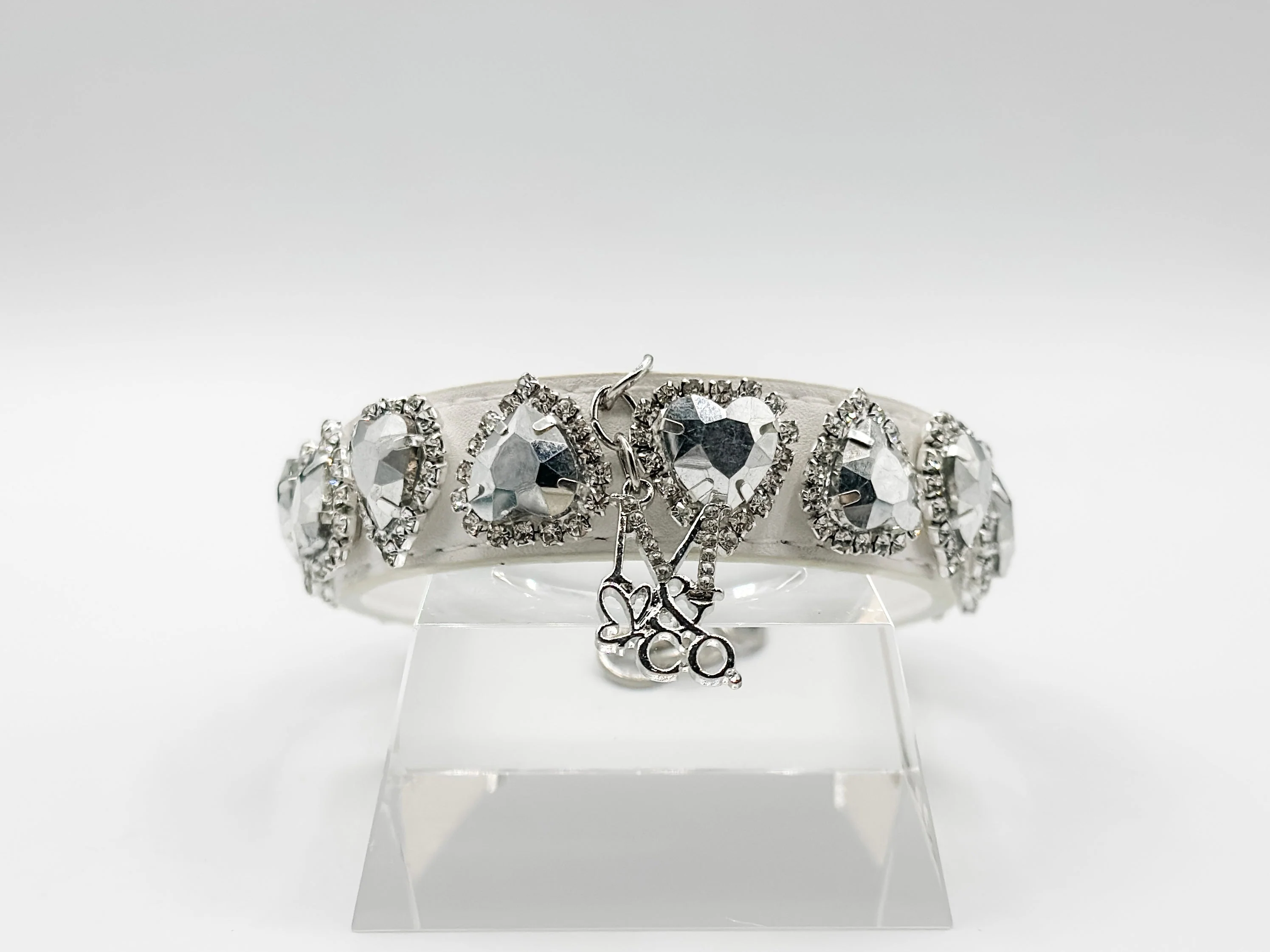Couture Gem Necklace: Platinum
