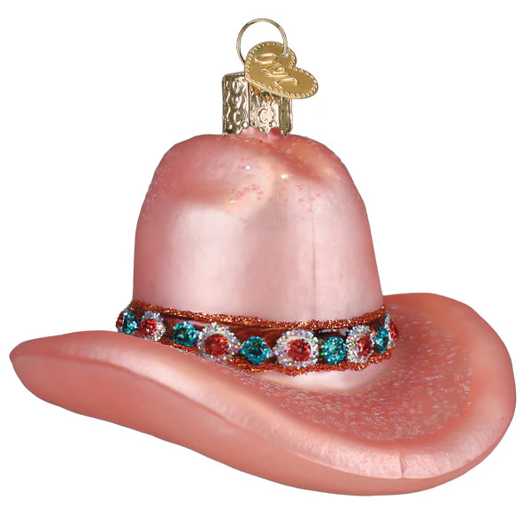 Cowgirl Hat Ornament - Image 2