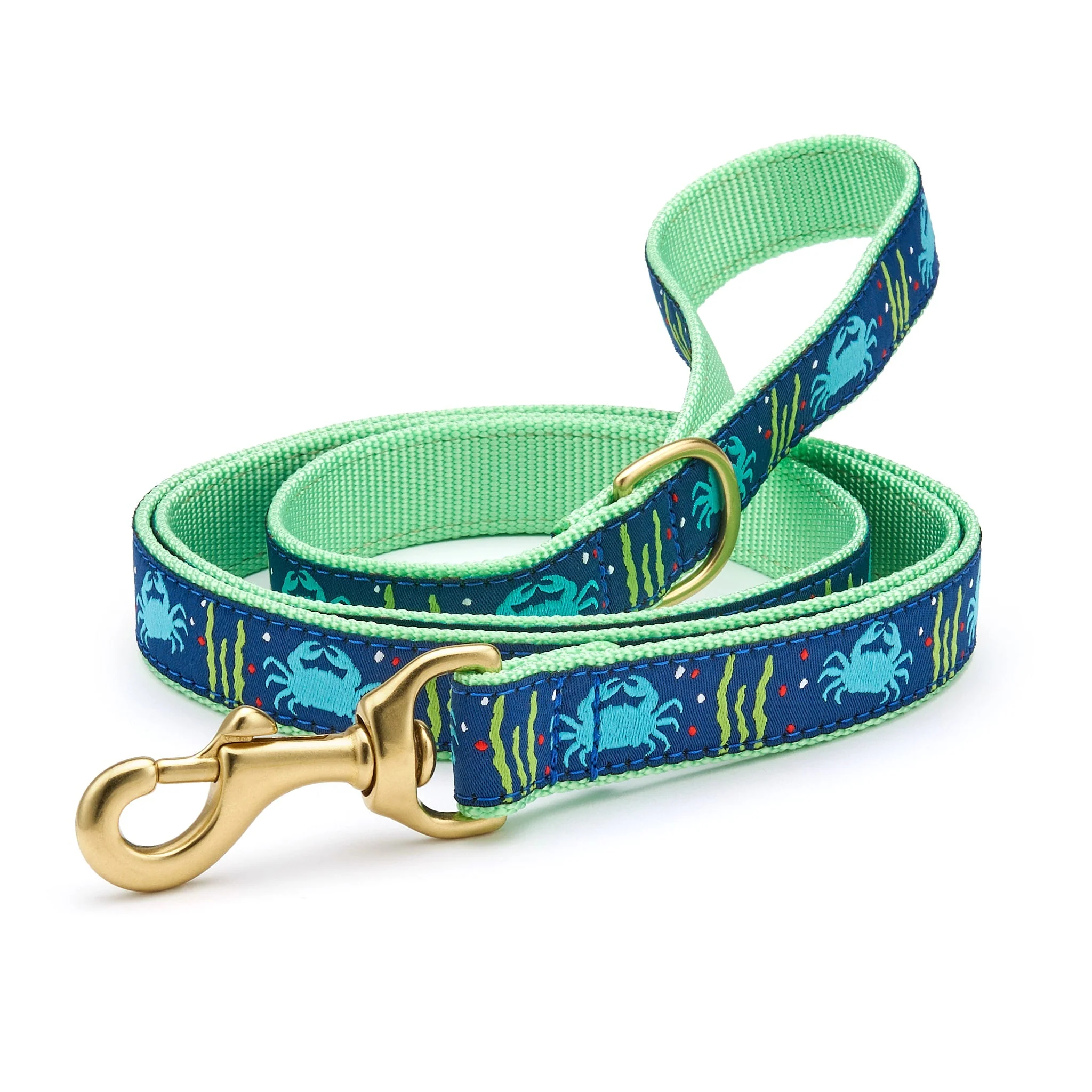 Up Country Crab Cast Brass Dog Leash