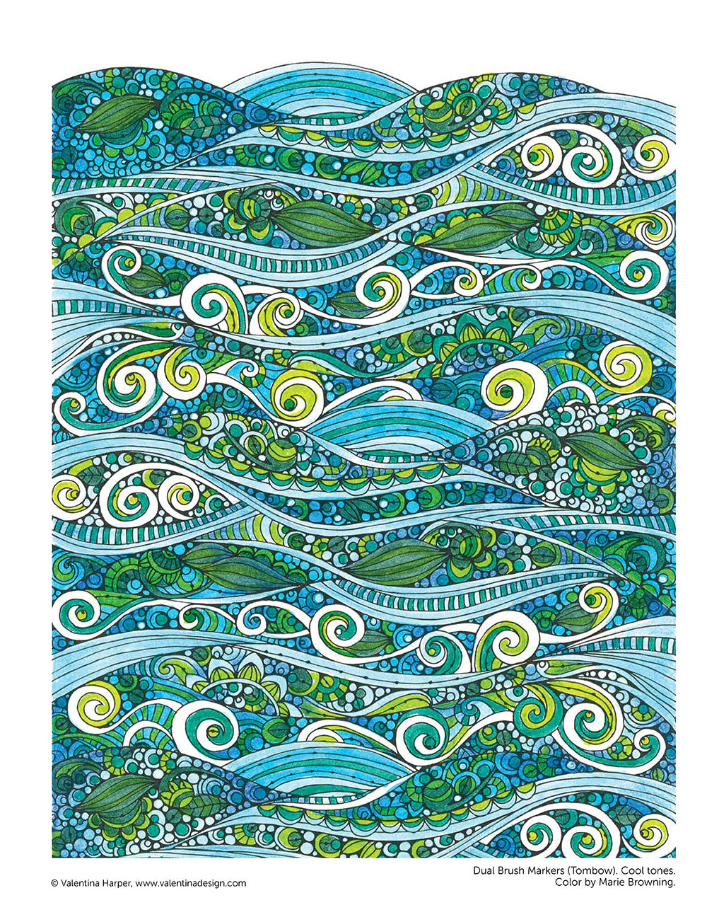 Creative Coloring Patterns of Nature - Image 7