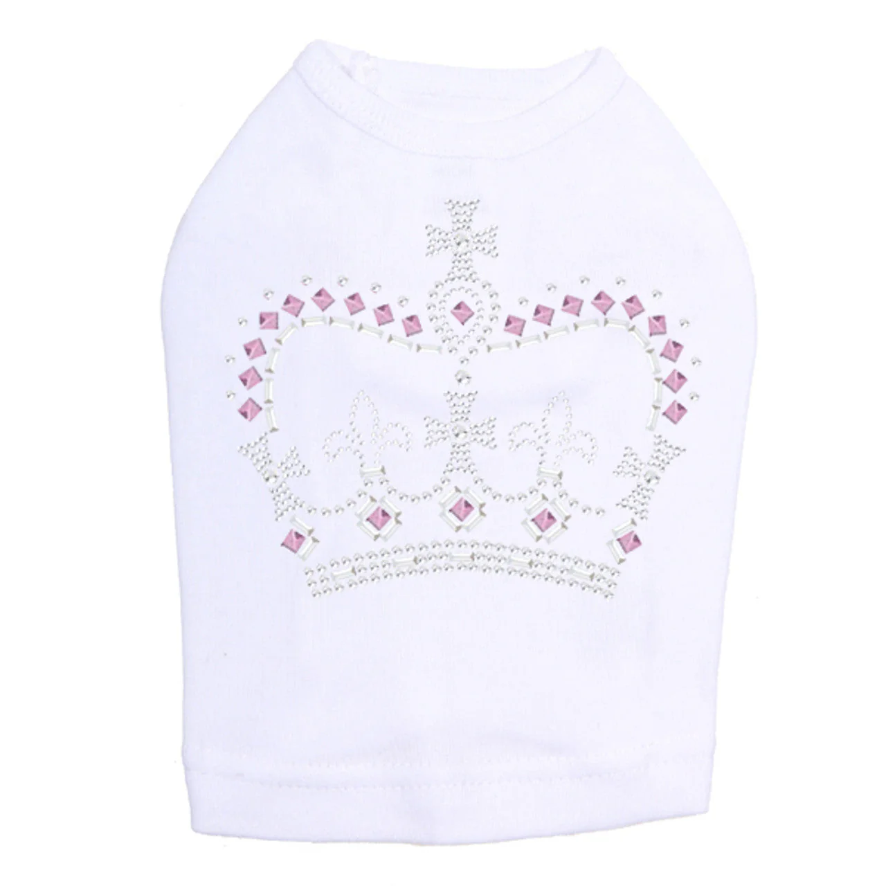 Crown 15 (Clear, Silver, & Pink) - Dog Tank - Image 10