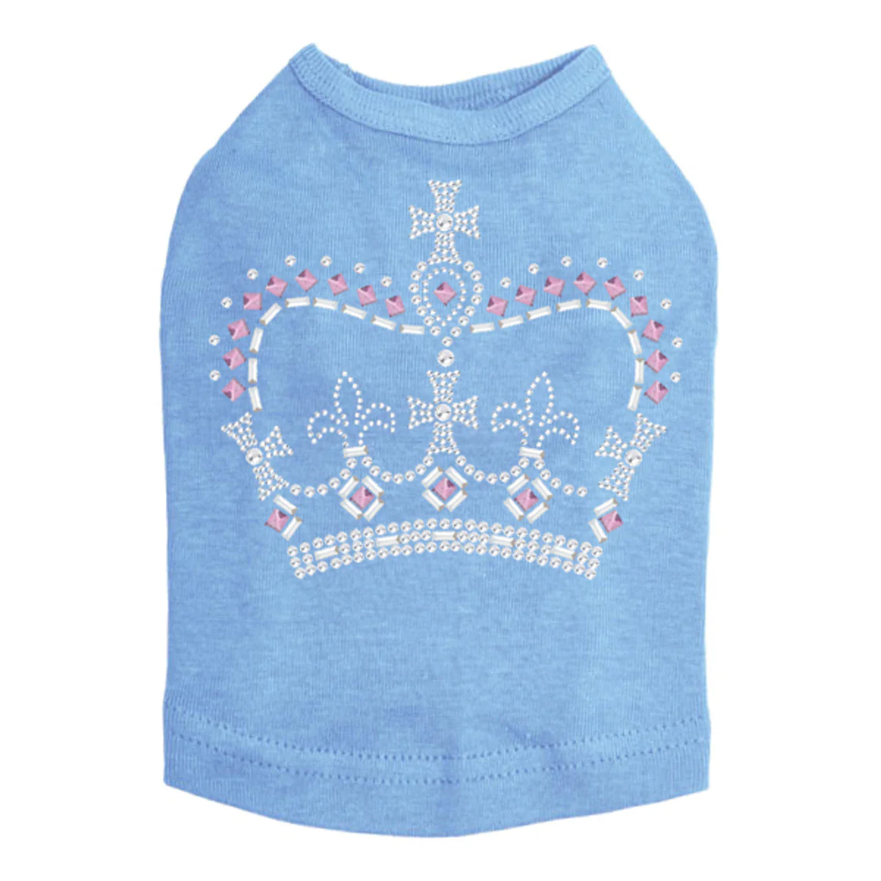 Crown 15 (Clear, Silver, & Pink) - Dog Tank - Image 11