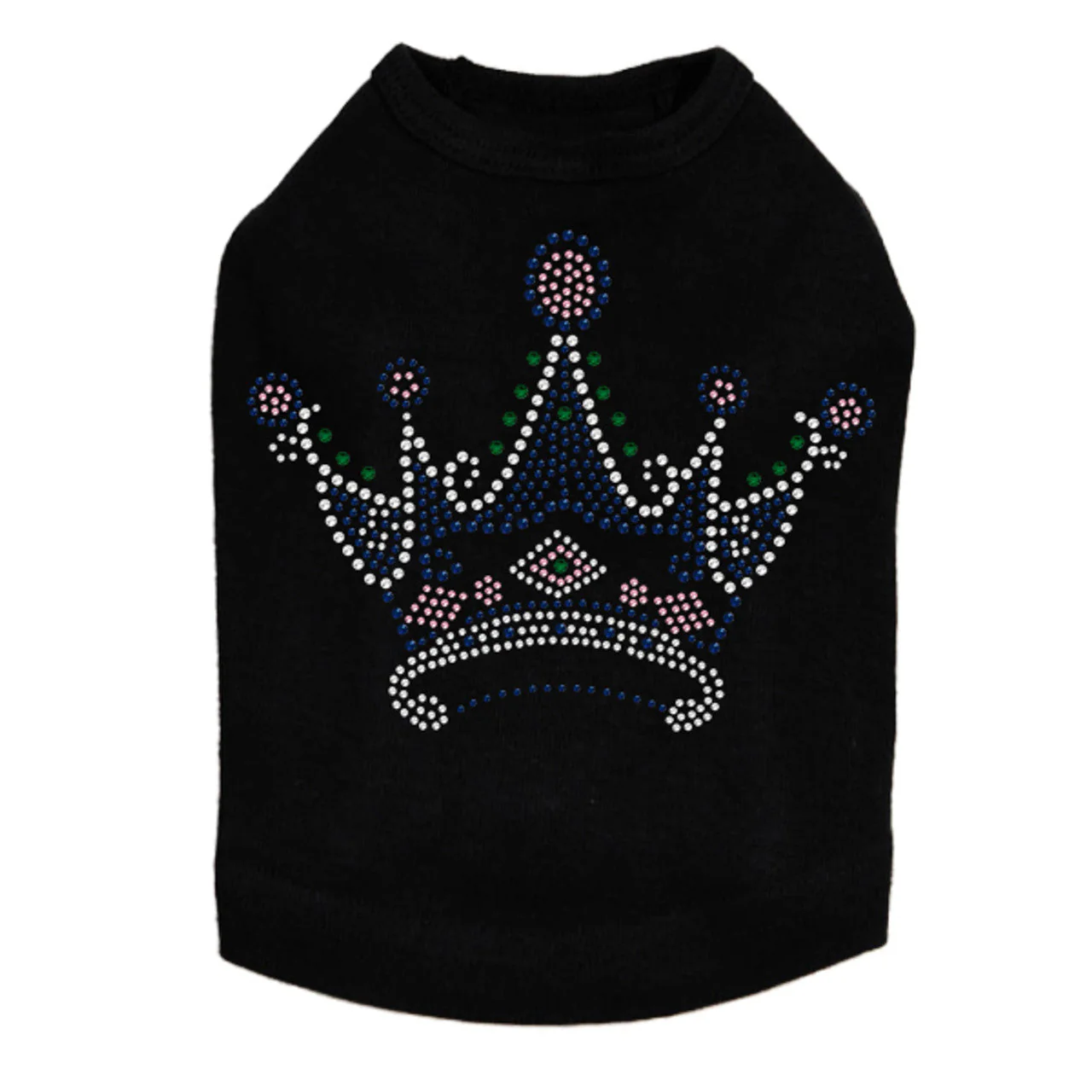 Crown 16 (Clear, Blue, Green, & Pink) - Dog Tank - Image 10