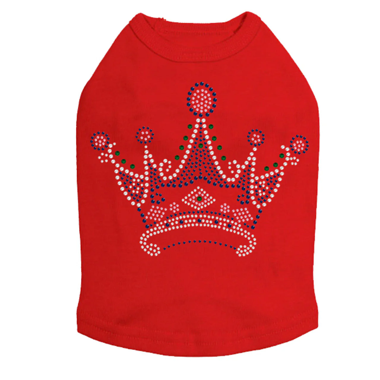 Crown 16 (Clear, Blue, Green, & Pink) - Dog Tank - Image 11