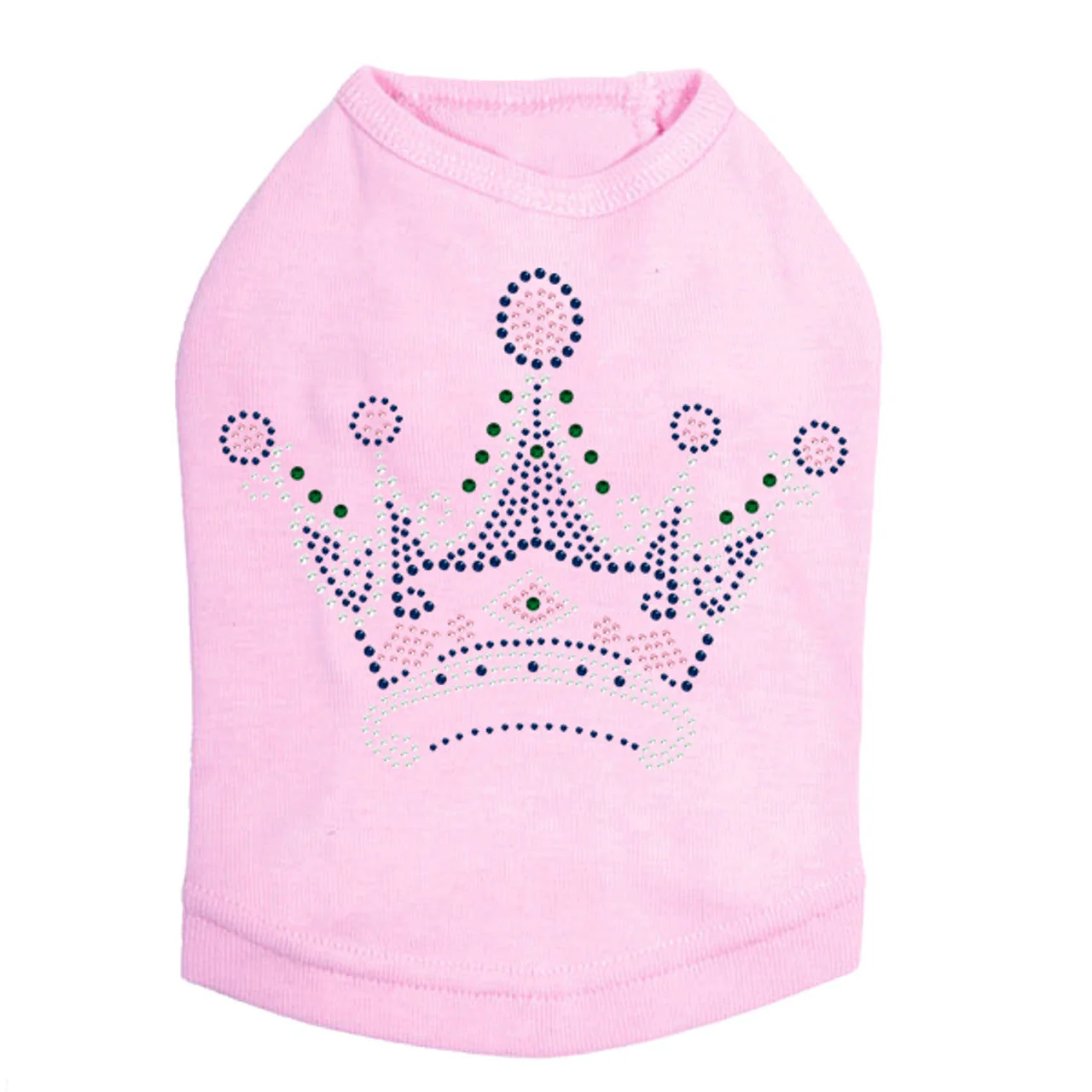 Crown 16 (Clear, Blue, Green, & Pink) - Dog Tank - Image 4