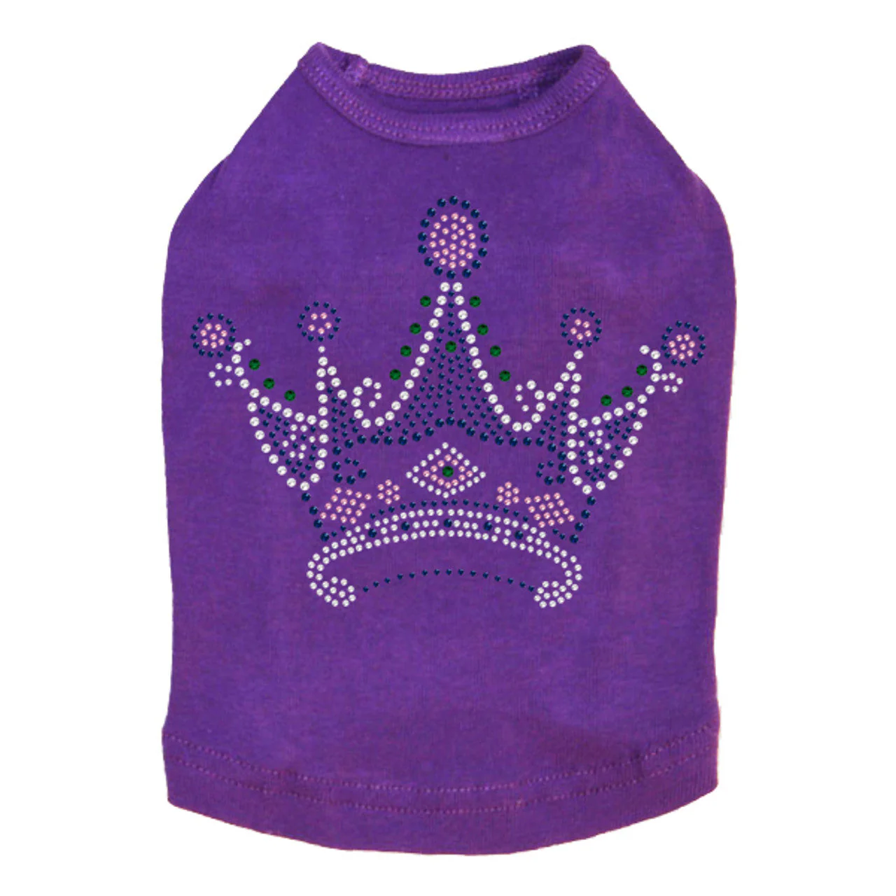 Crown 16 (Clear, Blue, Green, & Pink) - Dog Tank - Image 5