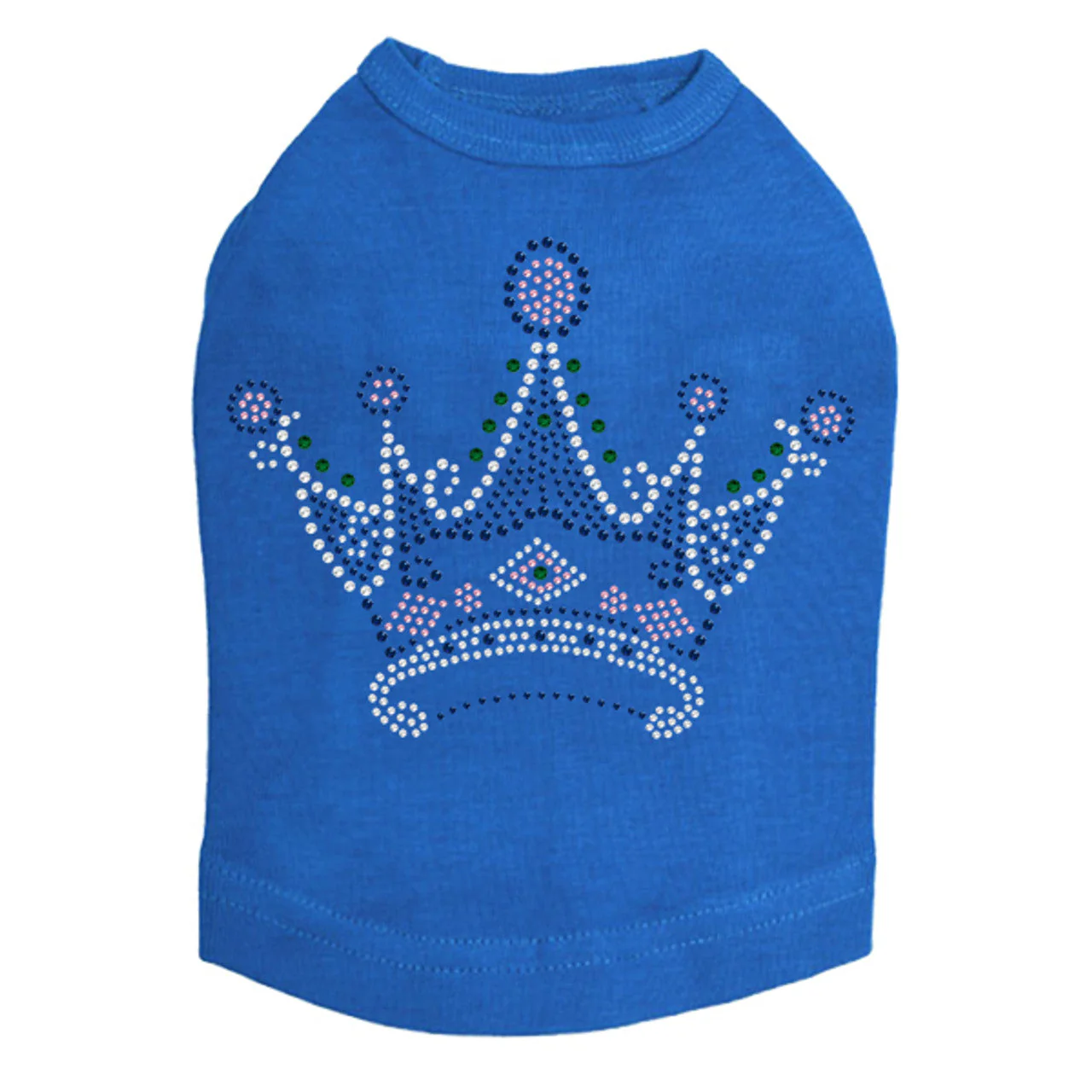 Crown 16 (Clear, Blue, Green, & Pink) - Dog Tank - Image 6