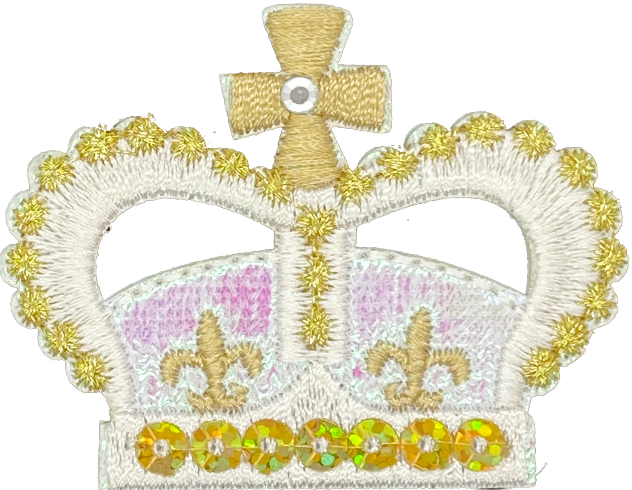 Crown - Gold & Iridescent - Patch