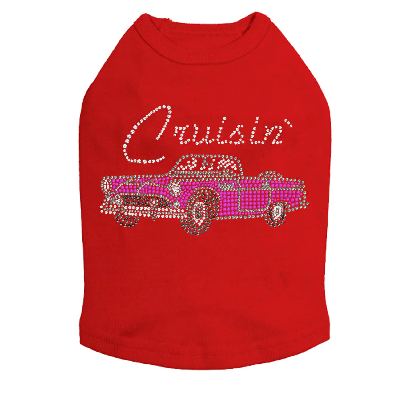Cruisin Pink Convertible - Dog Tank - Image 3