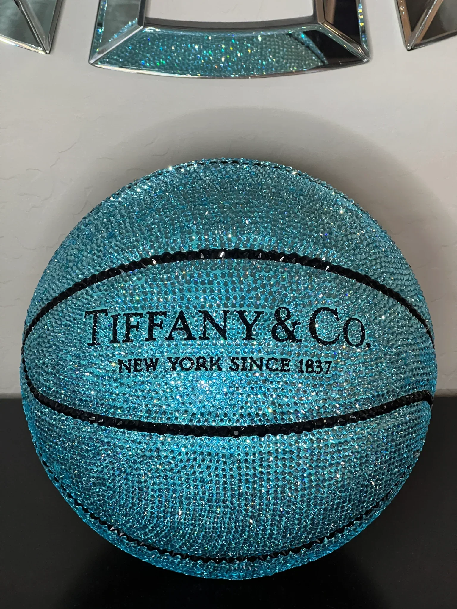 Crystal Tiffany Blue Basketball - Image 3